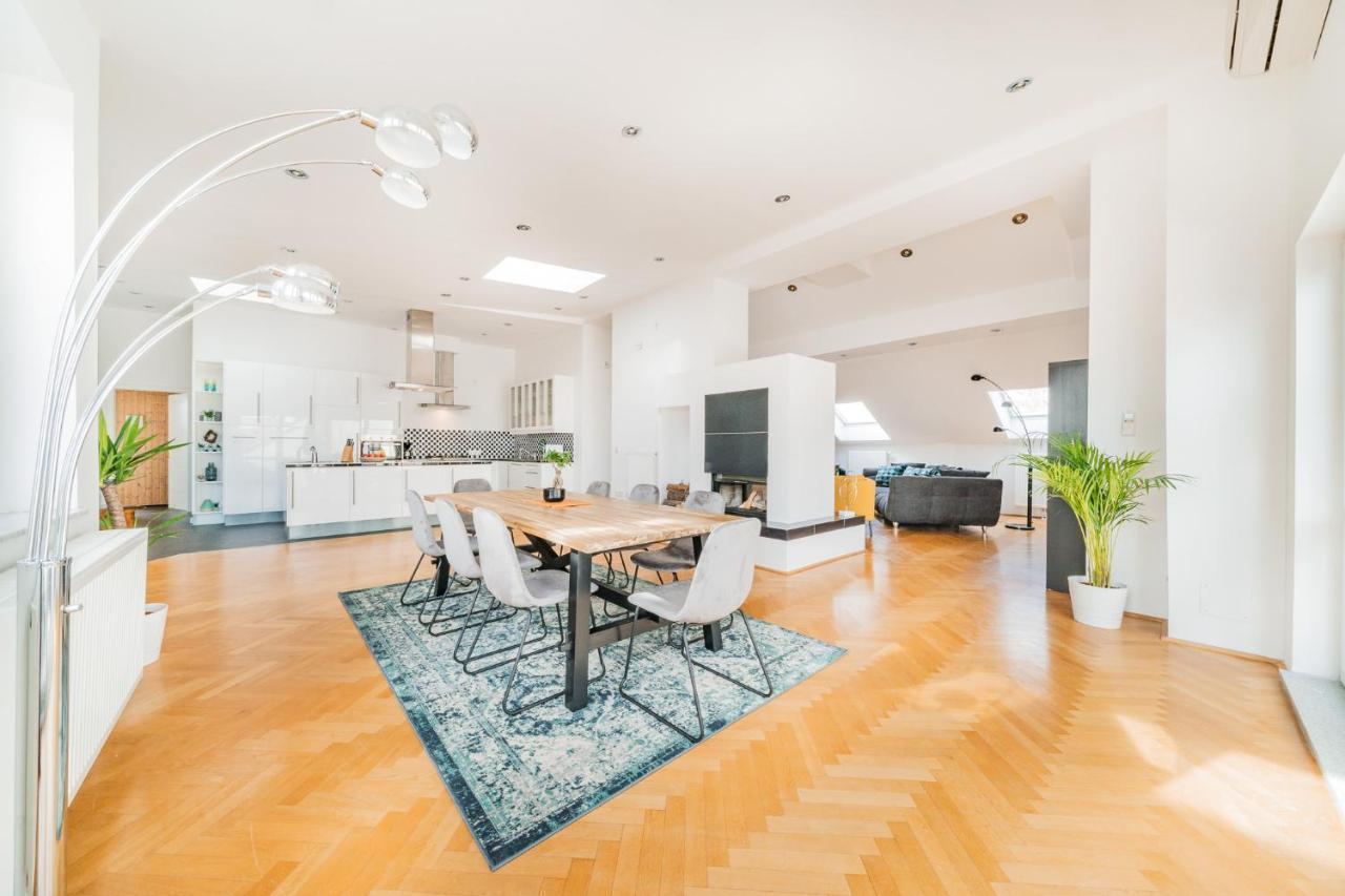 Penthouse Apartment - Sauna - Terrasse - Kamin - Ac ウィーン エクステリア 写真