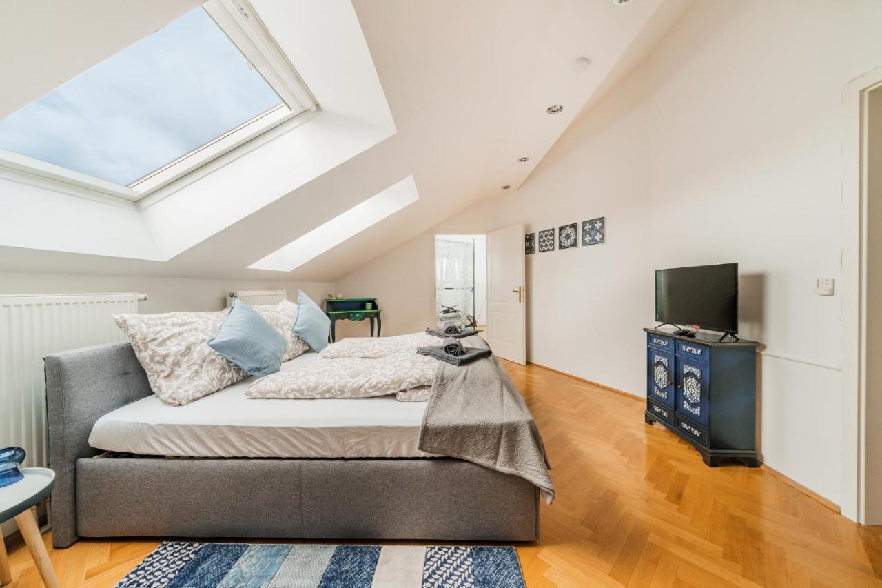 Penthouse Apartment - Sauna - Terrasse - Kamin - Ac ウィーン エクステリア 写真