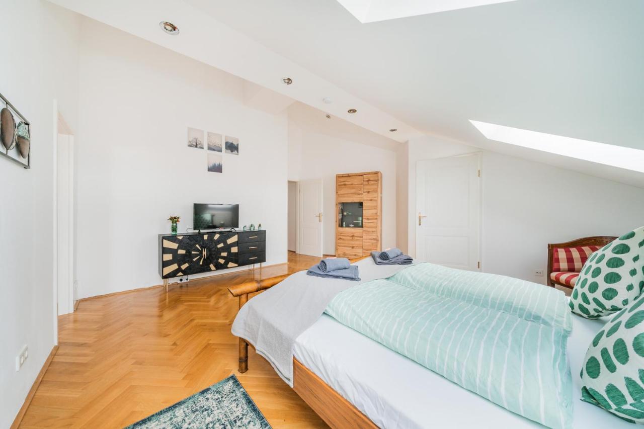 Penthouse Apartment - Sauna - Terrasse - Kamin - Ac ウィーン エクステリア 写真